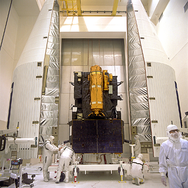 Space History Photo: Solar and Heliospheric Observatory Preparations